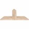 Ekena Millwork Portland Smooth Timber Gable Bracket, Douglas Fir, 36"W x 19"H x 1 1/2"D x 5 1/2"F, 13/12 Pitch GBW036X19X0206POR00SDF - alternate 2
